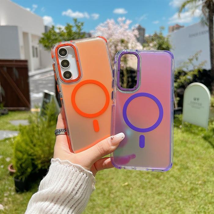 OEM - Samsung Galaxy A55 5G Skal TPU Färgändrande - Vit