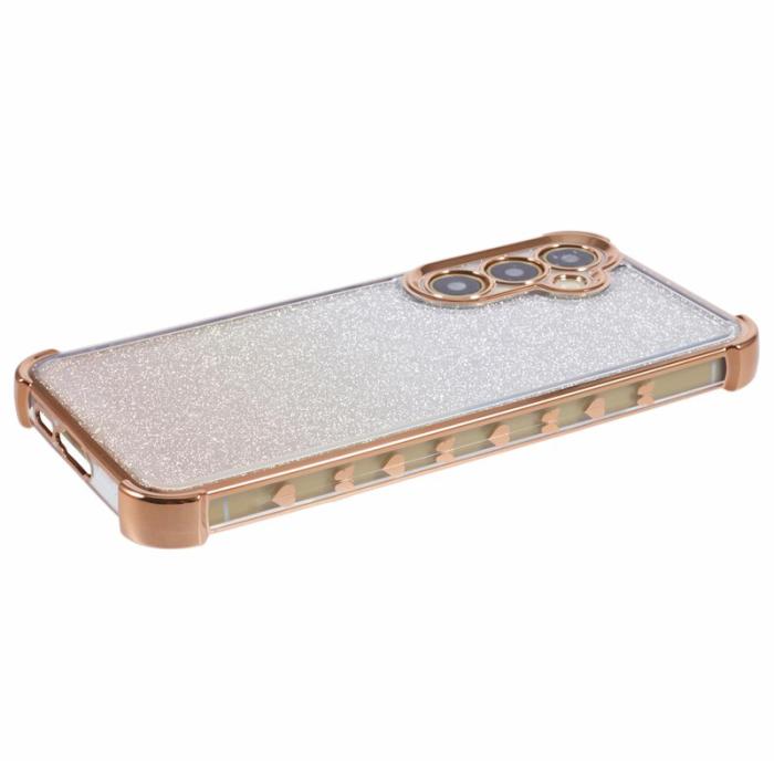 OEM - Samsung Galaxy A55 5G Skal TPU Glitter Gradient - Guld