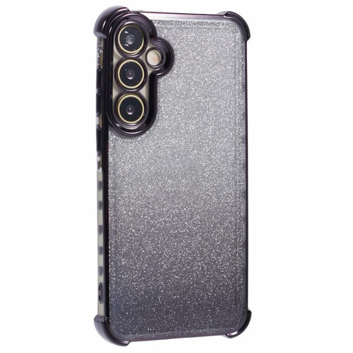 OEM - Samsung Galaxy A55 5G Skal TPU Glitter Gradient - Svart