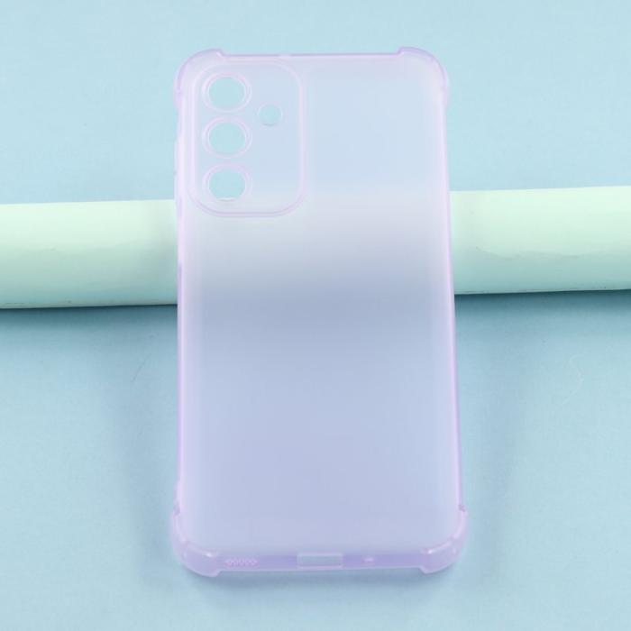 OEM - Samsung Galaxy A55 5G Skal TPU Matt Skydd - Transparent Lila