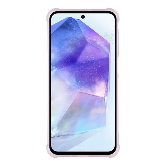 OEM - Samsung Galaxy A55 5G Skal TPU Matt Skydd - Transparent Rosa