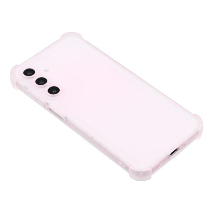 OEM - Samsung Galaxy A55 5G Skal TPU Matt Skydd - Transparent Rosa