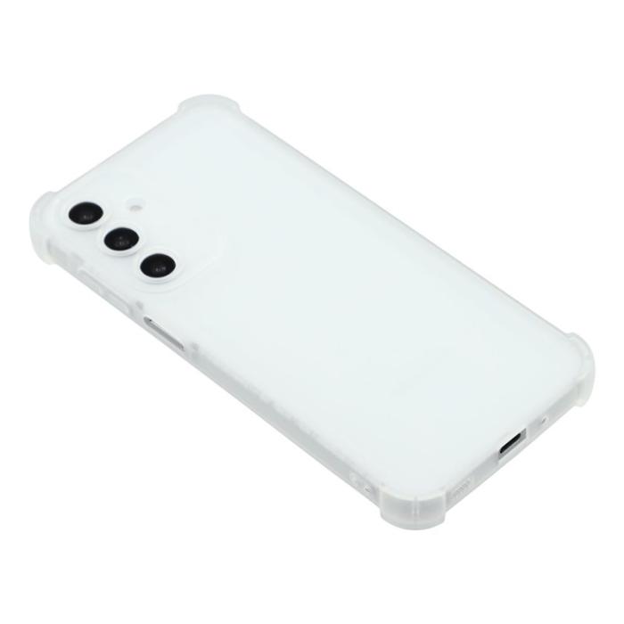 OEM - Samsung Galaxy A55 5G Skal TPU Matt Skydd - Transparent Vit