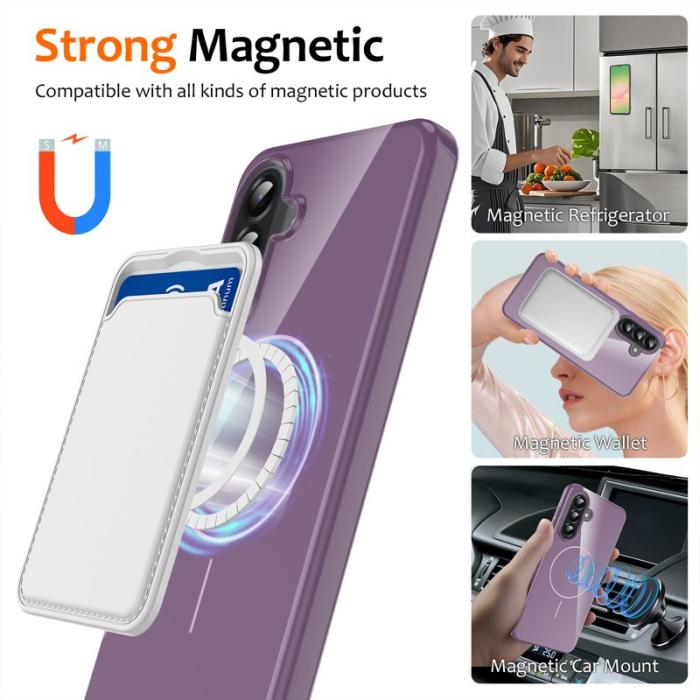 OEM - Samsung Galaxy A55 5G Skal TPU Med Rem - Lila