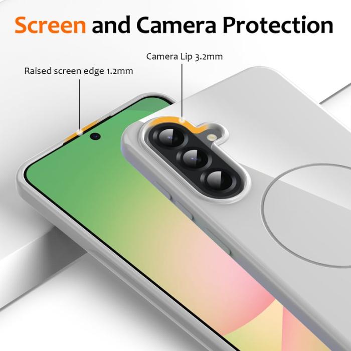 OEM - Samsung Galaxy A55 5G Skal TPU Med Rem - Vit