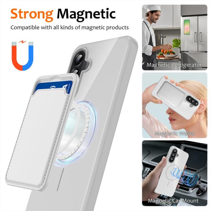 OEM - Samsung Galaxy A55 5G Skal TPU Med Rem - Vit