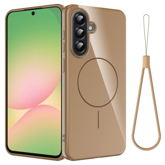 OEM - Samsung Galaxy A55 5G Skal TPU Med Snodd - Guld