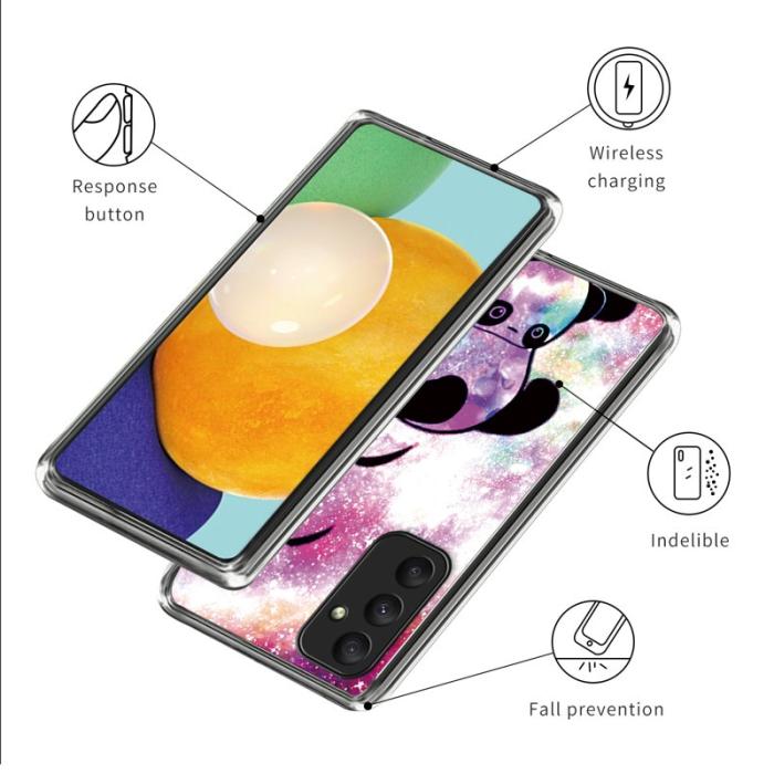 OEM - Samsung Galaxy A55 5G Skal TPU Mönster Slim Design - Panda