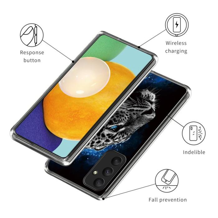 OEM - Samsung Galaxy A55 5G Skal TPU Mönster Slim Design - Tiger