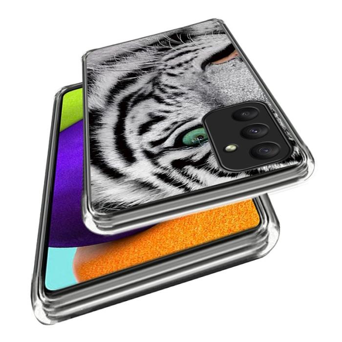 OEM - Samsung Galaxy A55 5G Skal TPU Mönster Slim Design - Tigerhuvud