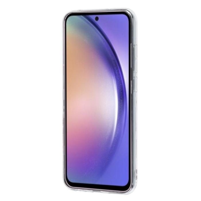 OEM - Samsung Galaxy A55 5G Skal TPU Mönstertryck Transparent Kant - Fjäril