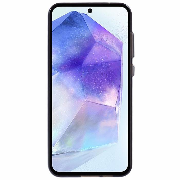 OEM - Samsung Galaxy A55 5G Skal TPU + PC 2.0mm Tjocklek - Transparent Svart