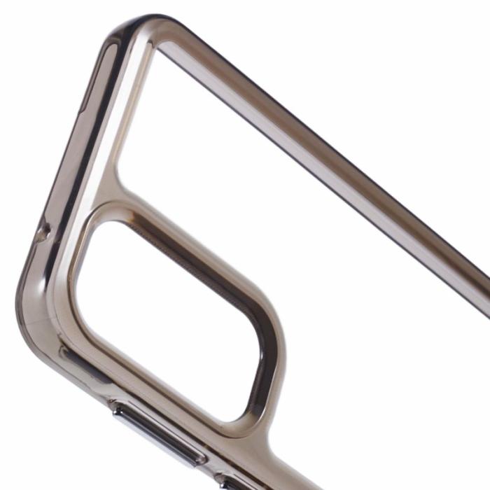 OEM - Samsung Galaxy A55 5G Skal TPU + PC 2.0mm Tjocklek - Transparent Svart