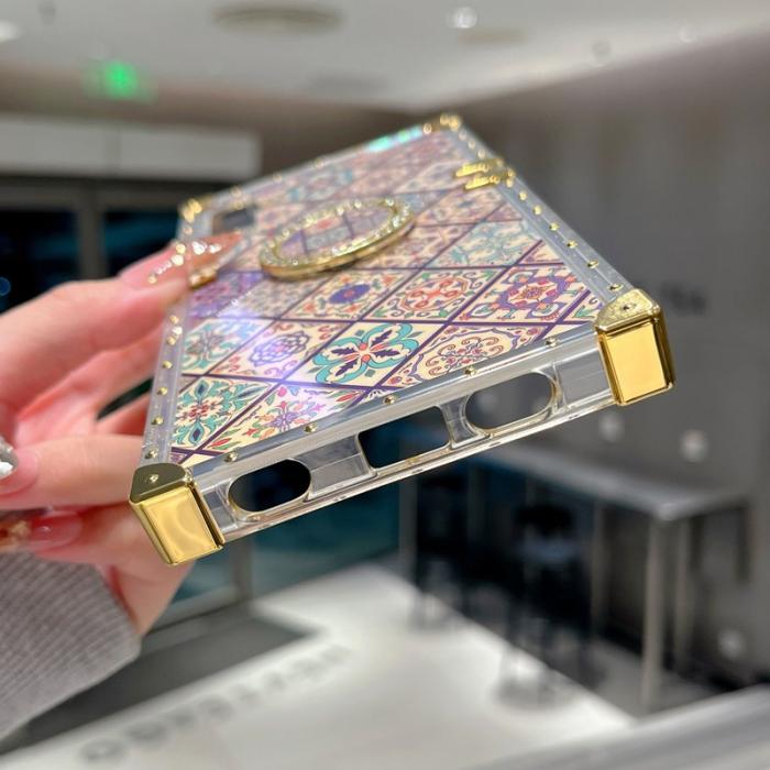 OEM - Samsung Galaxy A55 5G Skal TPU + PC Mönster Electroplating - 4#