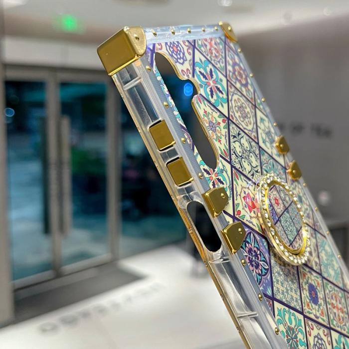 OEM - Samsung Galaxy A55 5G Skal TPU + PC Mönster Electroplating - 4#