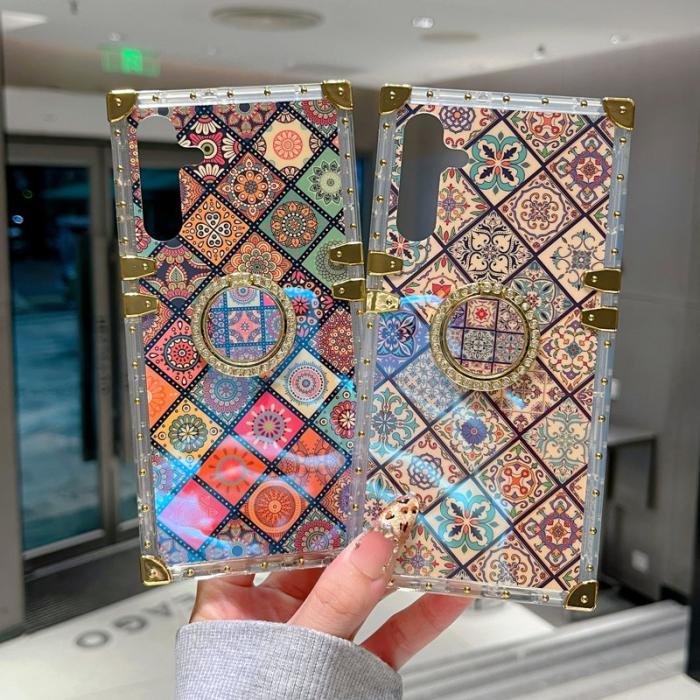 OEM - Samsung Galaxy A55 5G Skal TPU + PC Mönster Electroplating - 4#