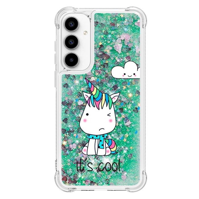 OEM - Samsung Galaxy A55 5G Skal TPU Snabbsand Mönster - Sittande Häst