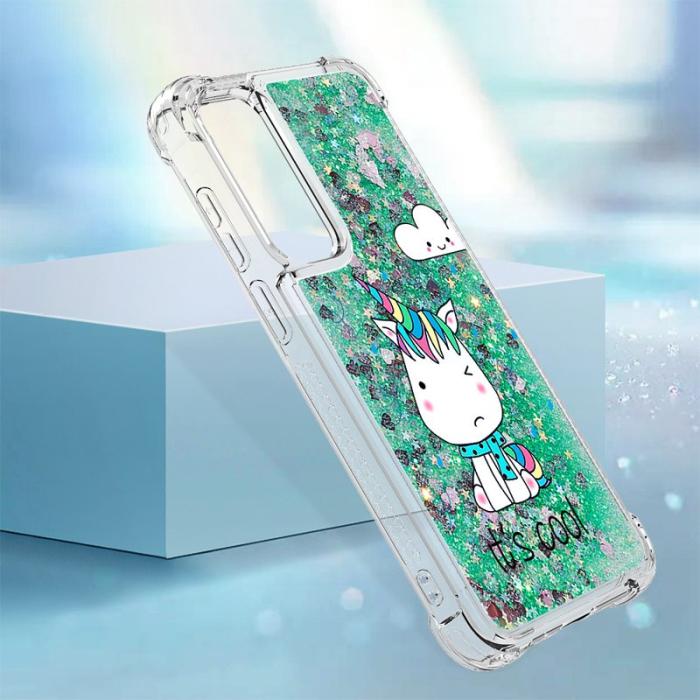 OEM - Samsung Galaxy A55 5G Skal TPU Snabbsand Mönster - Sittande Häst