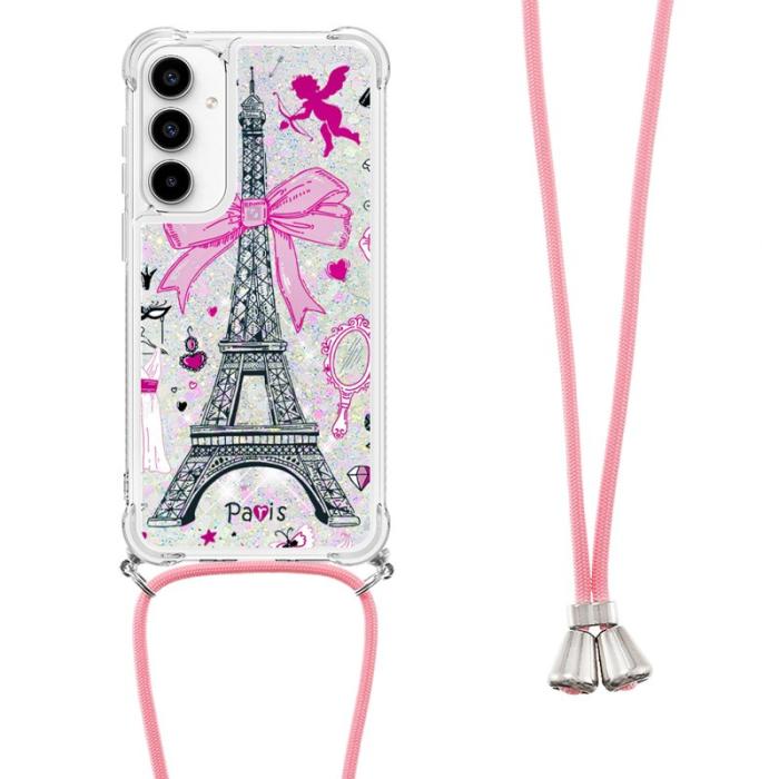 OEM - Samsung Galaxy A55 5G Skal TPU Snabbsand Mönster - Spegel / Torn