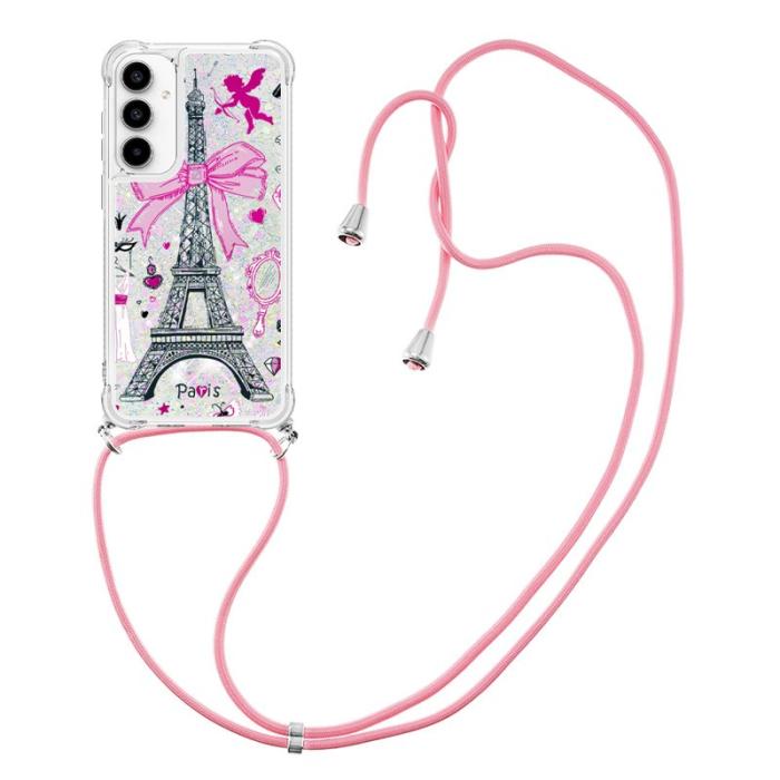 OEM - Samsung Galaxy A55 5G Skal TPU Snabbsand Mönster - Spegel / Torn