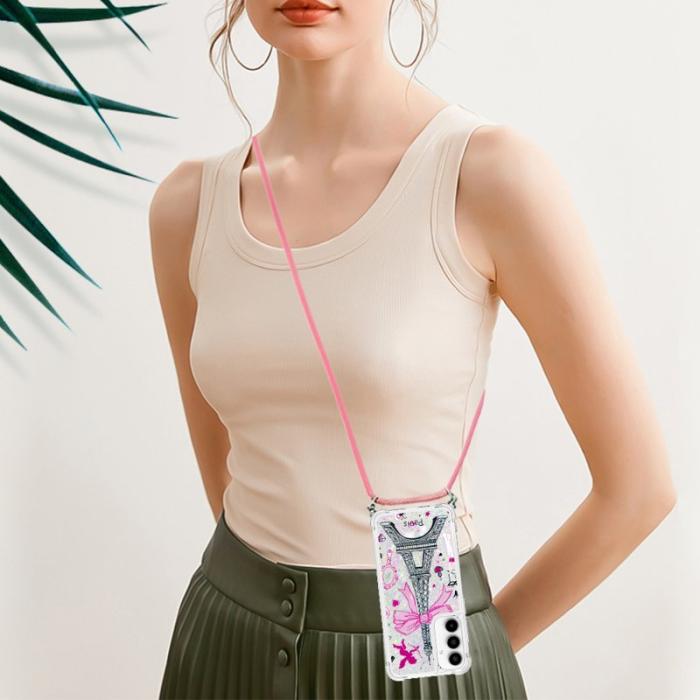 OEM - Samsung Galaxy A55 5G Skal TPU Snabbsand Mönster - Spegel / Torn