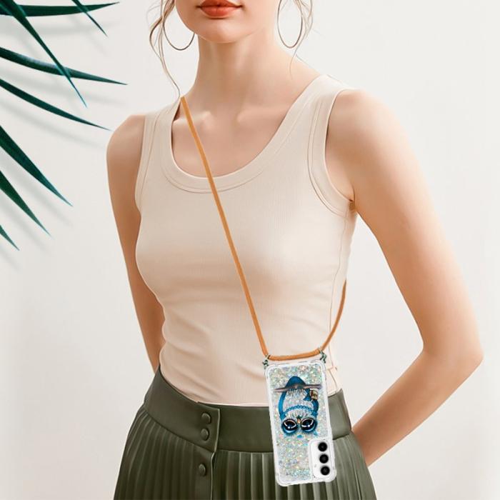 OEM - Samsung Galaxy A55 5G Skal TPU Snabbsand Mönster - Uggla