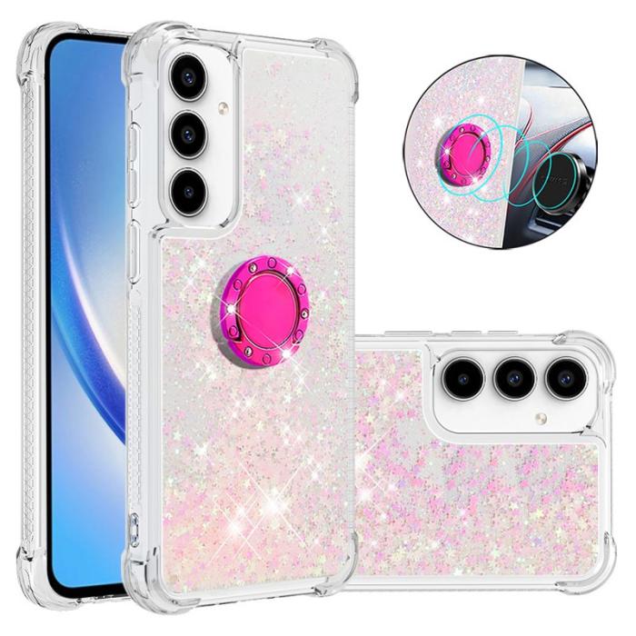 OEM - Samsung Galaxy A55 5G Skal TPU Stöd Skydd - Rosa / Pentagram