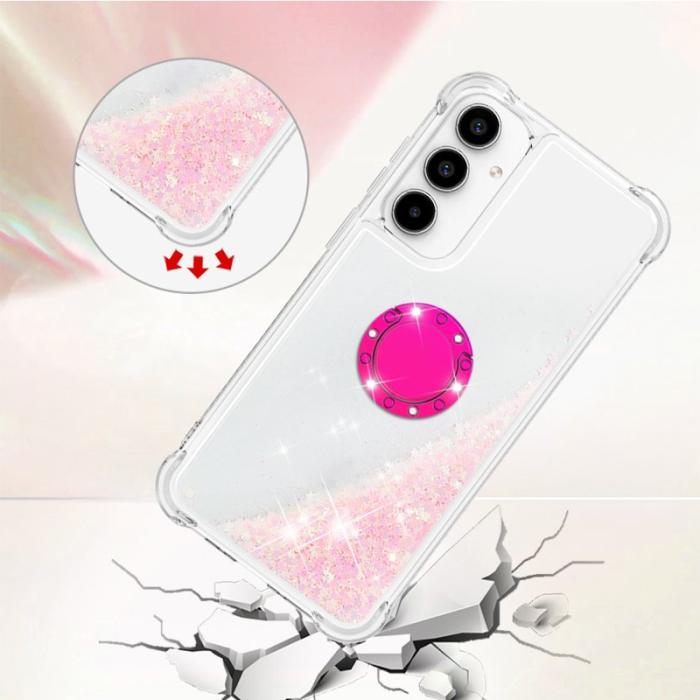 OEM - Samsung Galaxy A55 5G Skal TPU Stöd Skydd - Rosa / Pentagram