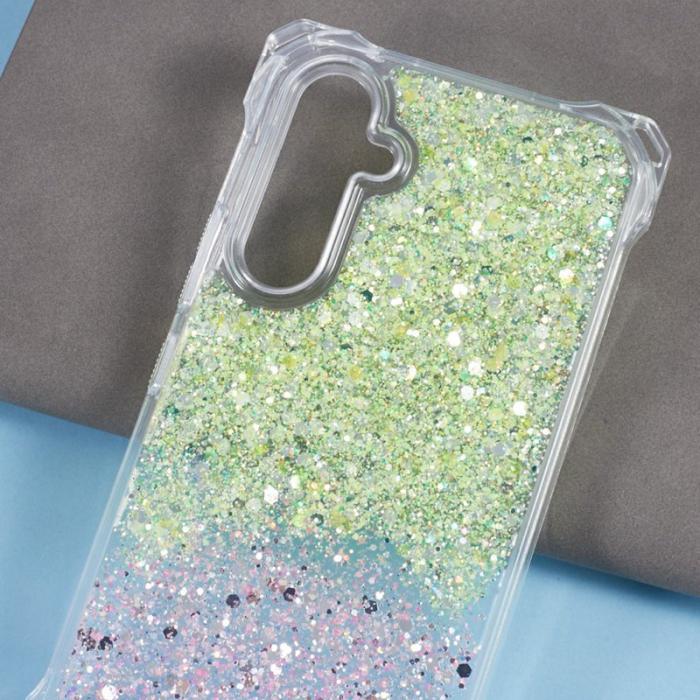 OEM - Samsung Galaxy A55 5G Skal TPU+Acrylic Anti-fall - Gul+Rosa