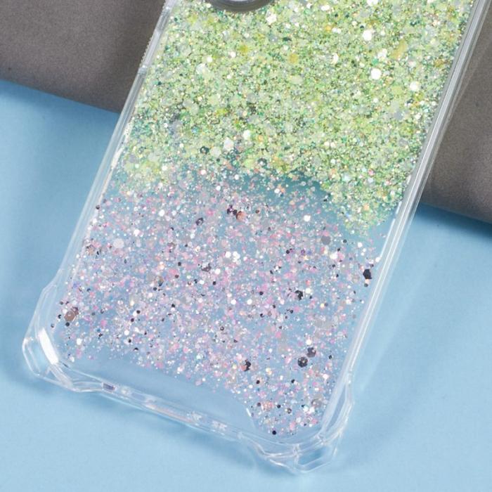 OEM - Samsung Galaxy A55 5G Skal TPU+Acrylic Anti-fall - Gul+Rosa