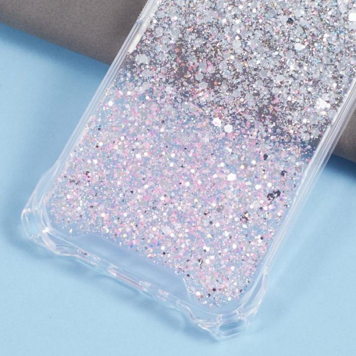 OEM - Samsung Galaxy A55 5G Skal TPU+Acrylic Anti-fall - Silver+Pink