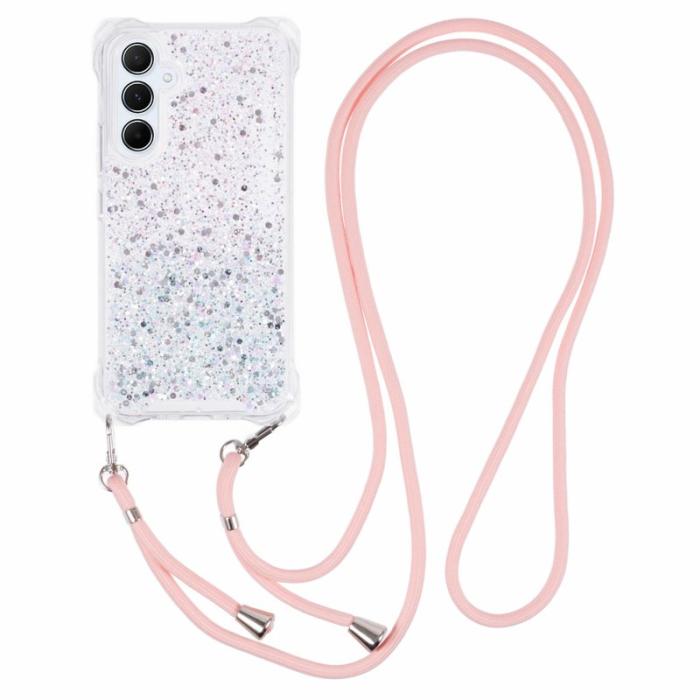 OEM - Samsung Galaxy A55 5G Skal TPU+Acrylic Gradient - Rosa+Grön