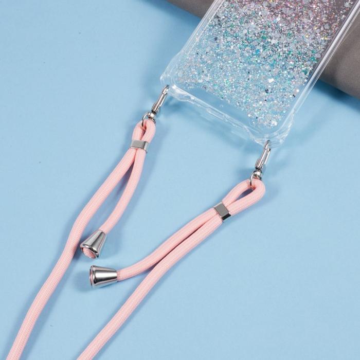 OEM - Samsung Galaxy A55 5G Skal TPU+Acrylic Gradient - Rosa+Grön