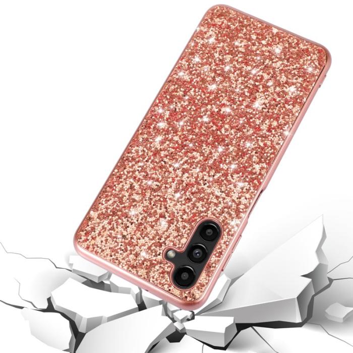 OEM - Samsung Galaxy A55 5G Mobilskal TPU+PC Glitter - Guld