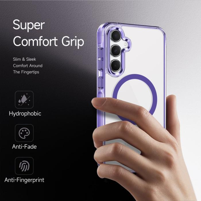 OEM - Samsung Galaxy A55 5G Skal TPU+PC Klar - Grön