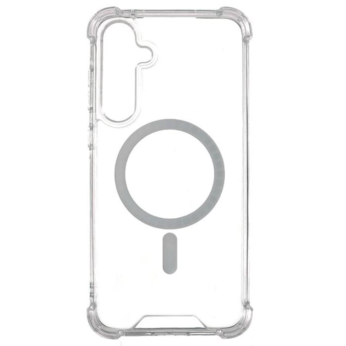 OEM - Samsung Galaxy A55 5G Skal Transparent Magnetiskt 1.5mm Stöttålig - Klar
