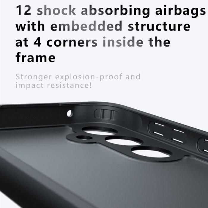 OEM - Samsung Galaxy A55 5G Skal Transparent TPU + PC 2-i-1 - Klar