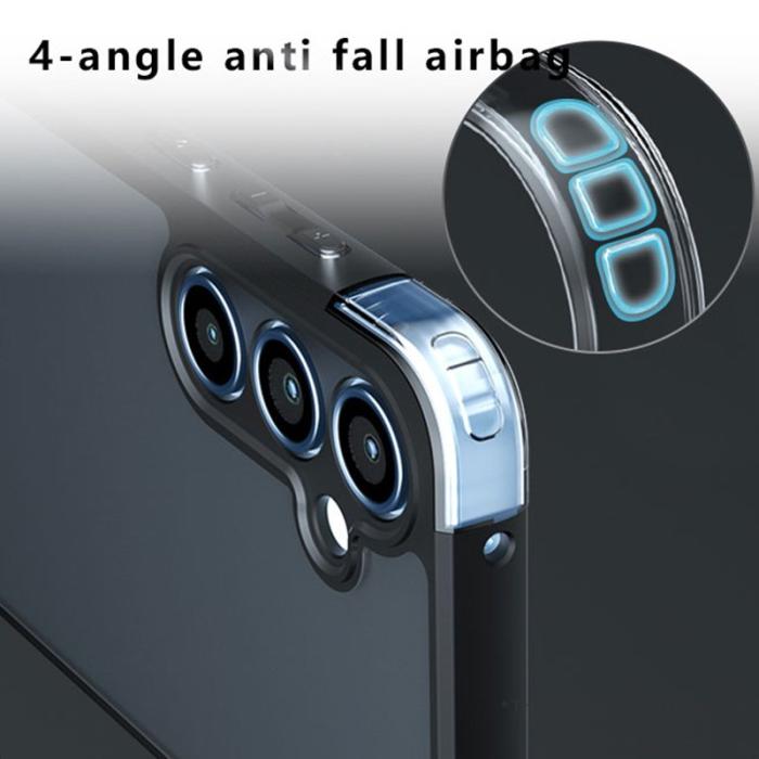 OEM - Samsung Galaxy A55 5G Skal Transparent TPU + PC 2-i-1 - Klar