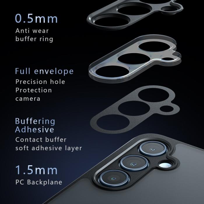 OEM - Samsung Galaxy A55 5G Skal Transparent TPU + PC 2-i-1 - Klar