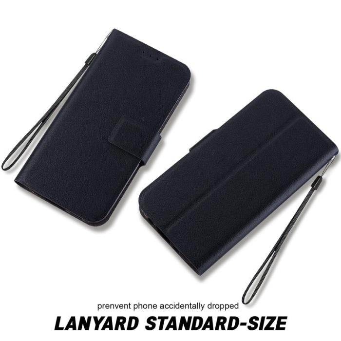 OEM - Samsung Galaxy A55 5G Skal Ultra-Tunn Konstläder + Plast - Svart