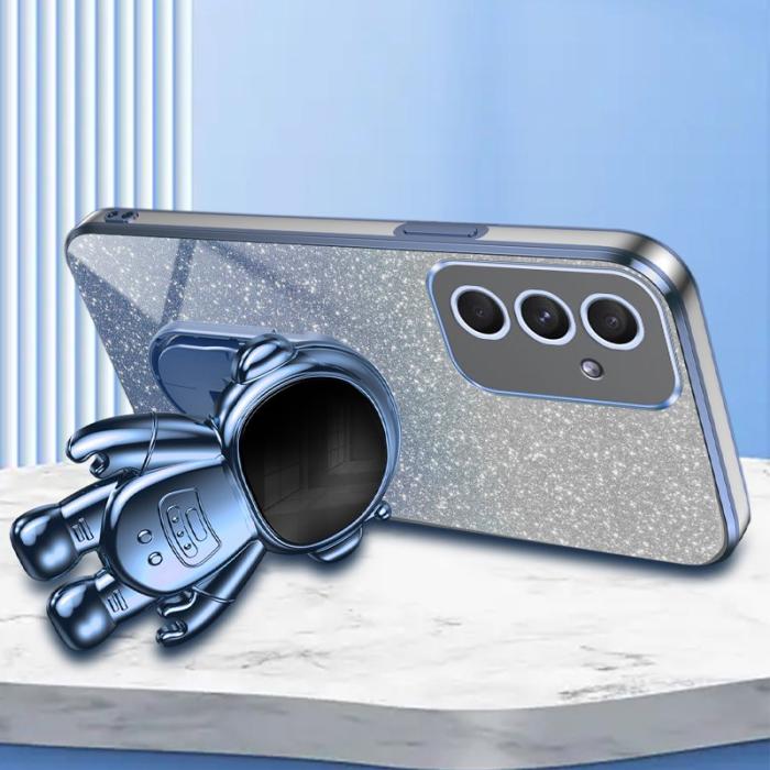 OEM - Samsung Galaxy A55 5G Stöttåligt Skal PC+TPU - Blå