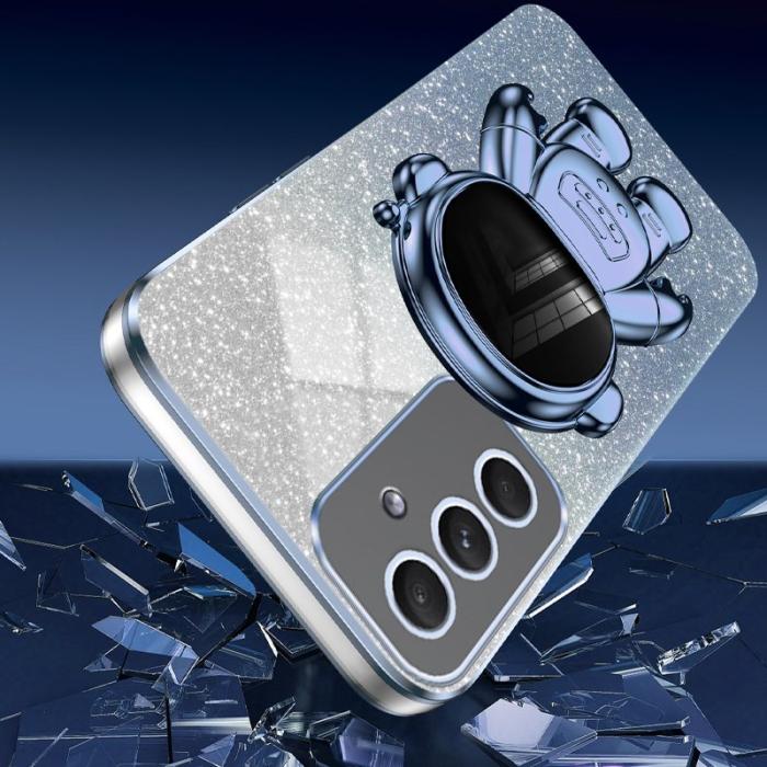 OEM - Samsung Galaxy A55 5G Stöttåligt Skal PC+TPU - Blå