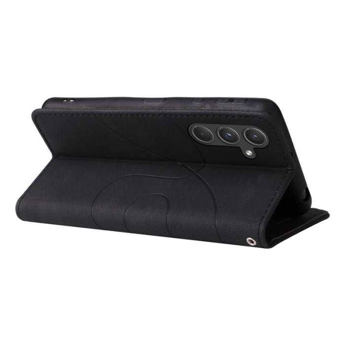 OEM - Samsung Galaxy A55 Plånboksfodral Konstläder Ställ - Svart