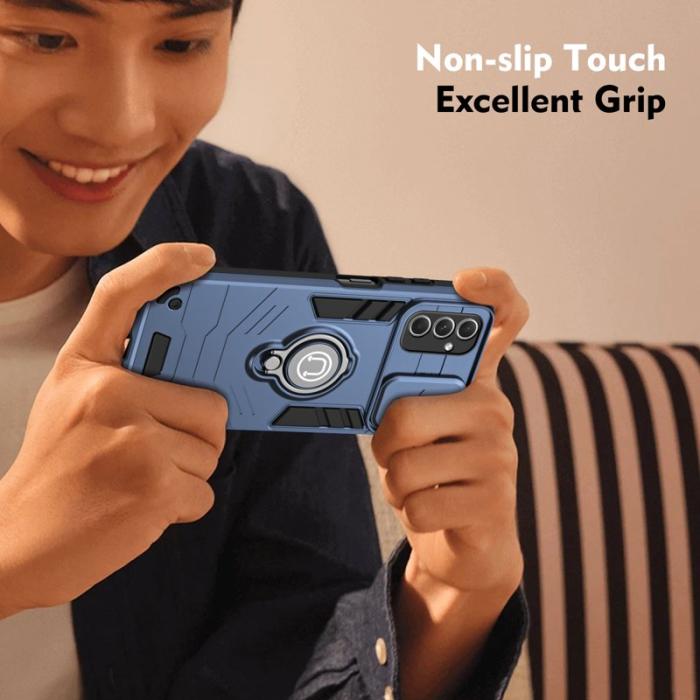 OEM - Samsung Galaxy A55 Skal Sliding Camshield PC+TPU - Blå