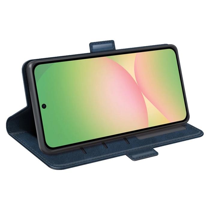 OEM - Samsung Galaxy A57 Plånboksfodral Konstläder - Blå