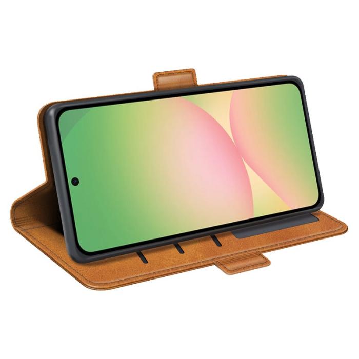 OEM - Samsung Galaxy A57 Plånboksfodral Konstläder - Gul