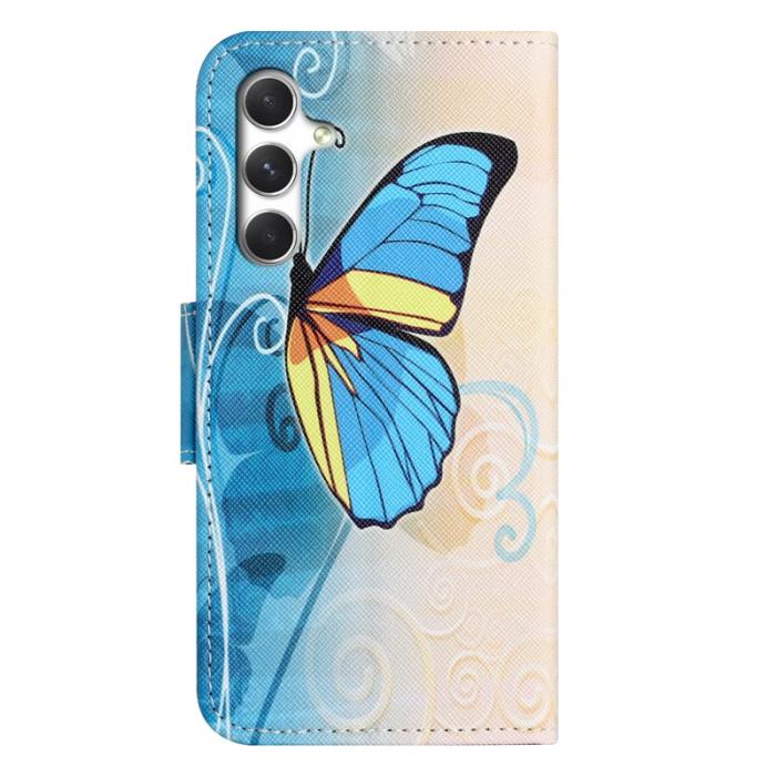 OEM - Samsung Galaxy A57 Plånboksfodral Konstläder Mönster - Butterfly