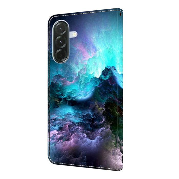 OEM - Samsung Galaxy A57 Plånboksfodral Konstläder Mönstertryck - Färgglad