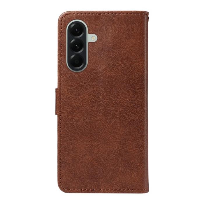 OEM - Samsung Galaxy A57 Plånboksfodral Konstläder Med Rem Ställfunktion - Brun