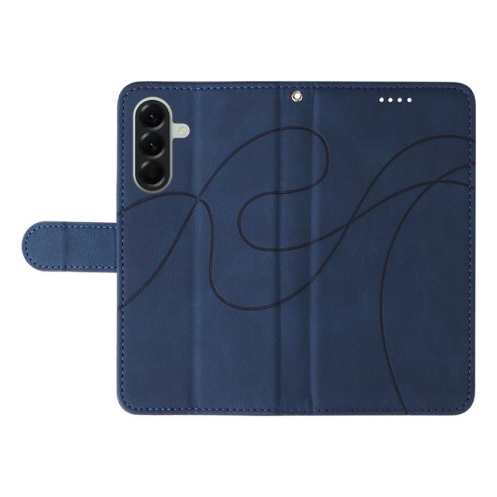 OEM - Samsung Galaxy A57 Plånboksfodral Konstläder Ställfunktion - Blå